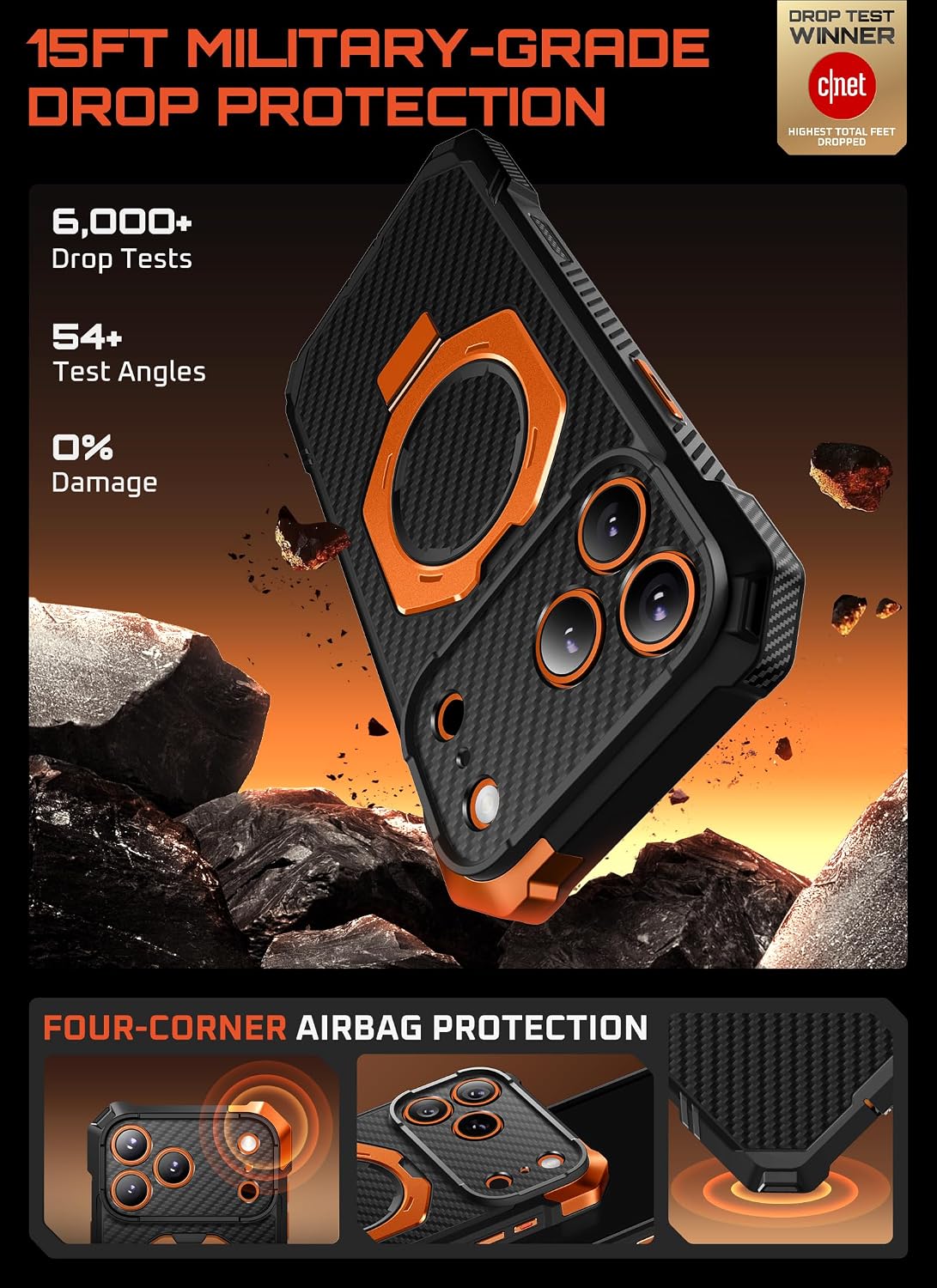 Thumbnail 2 de SUPCASE AramidOG iPhone 17 Pro Max Case 6.9"