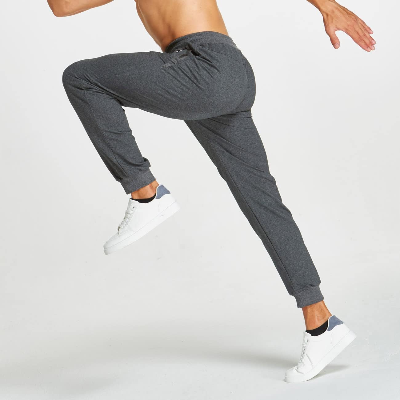 Thumbnail 4 de JustSun joggingbroek voor heren van katoen met stretchstof en ritszakken