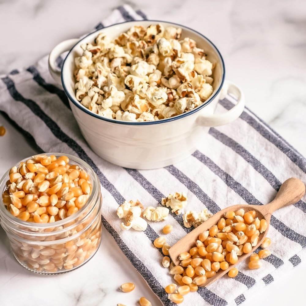 Detalle 2 de Grocer Planet Italienischer Popcorn Mais (800 g) – 2 x 400 g Packung