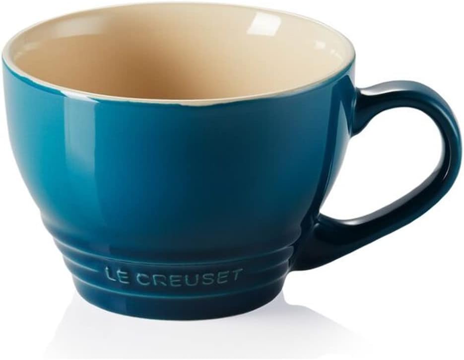 Detalle 2 de LE CREUSET Stoneware Grand Mug 400ml in Deep Teal