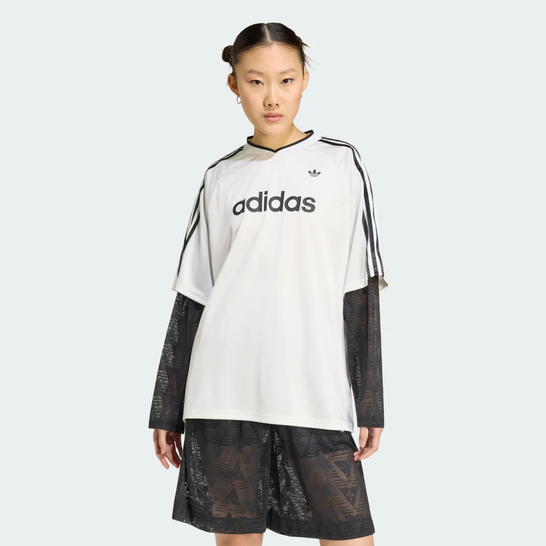 Detalle de Camiseta de manga larga con encaje — Adidas
