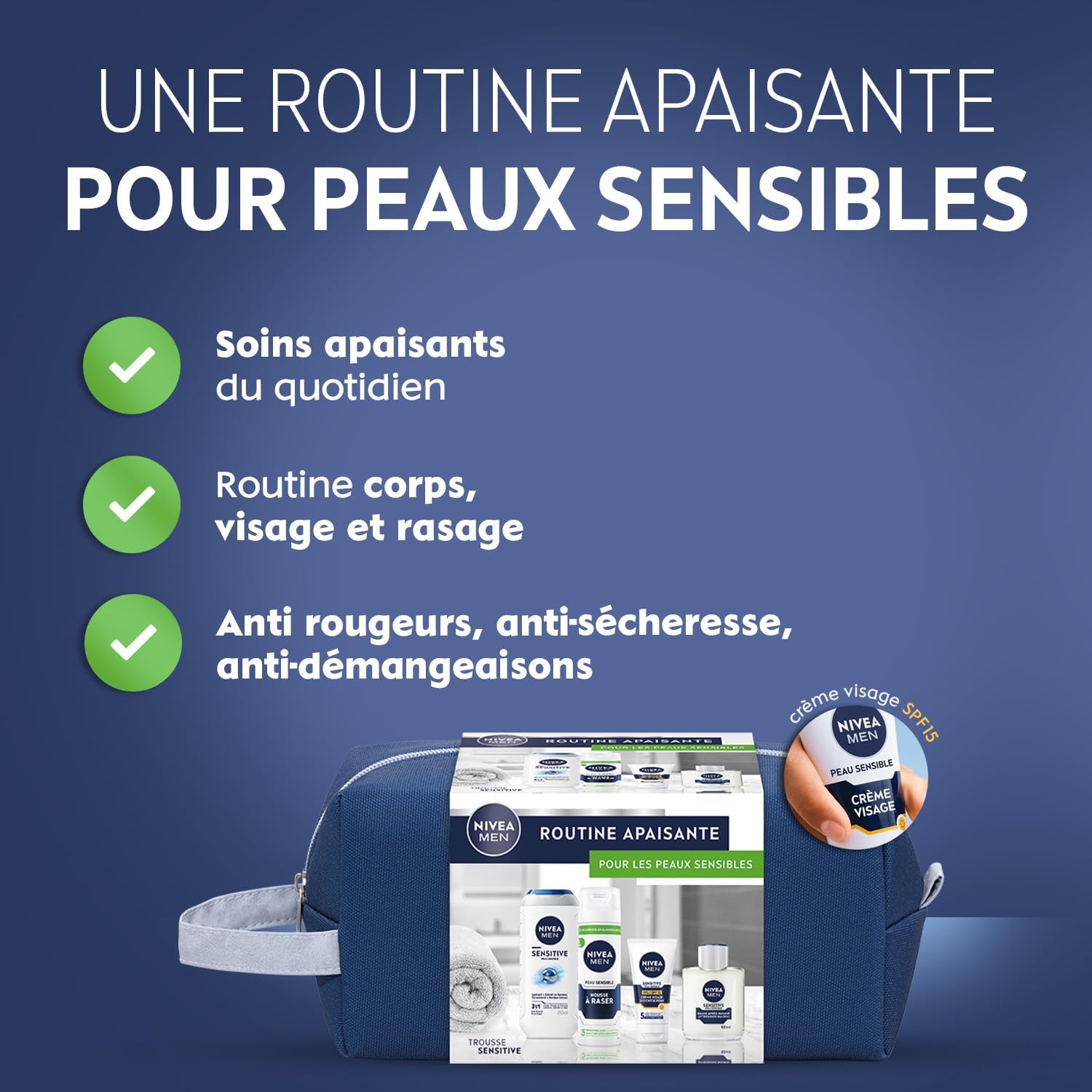 Thumbnail 1 de NIVEA MEN Trousse Sensitive 250 ml
