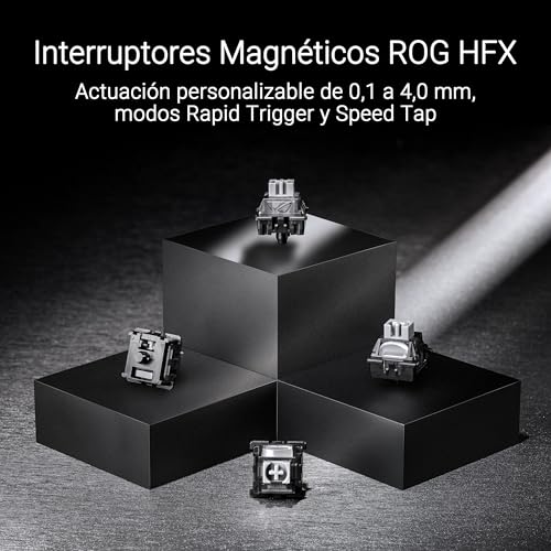 Thumbnail 1 de ASUS ROG Falchion Ace HFX (HFX) teclado gaming analógico 65% con ROG HFX magnéticos y 8000 Hz