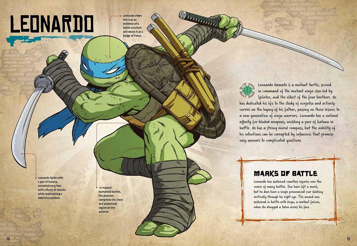 Detalle de Teenage Mutant Ninja Turtles: Anatomy of a Mutant Book