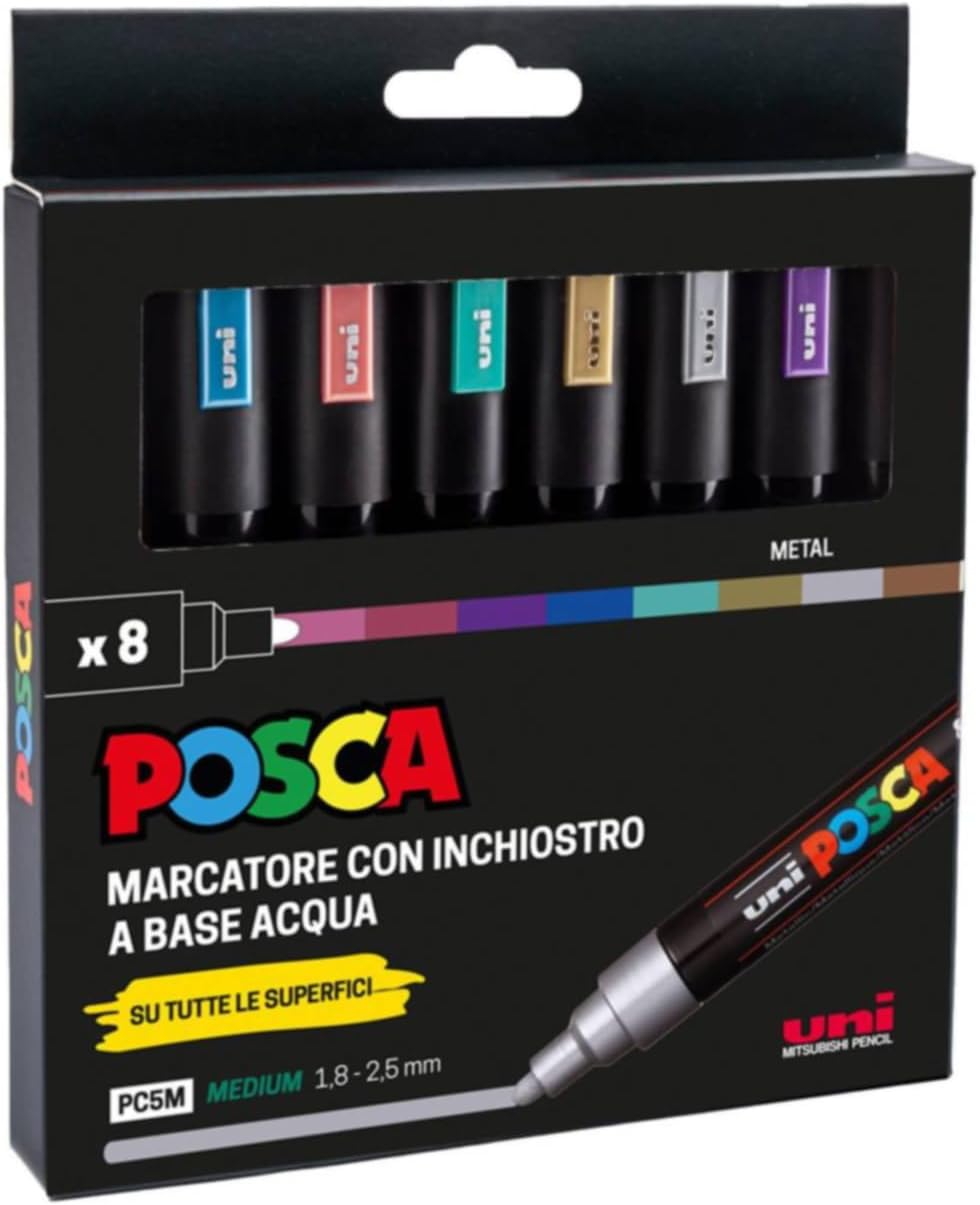 Thumbnail 6 de Posca Uniposca set pennarelli acrilici 1.8–2.5 mm