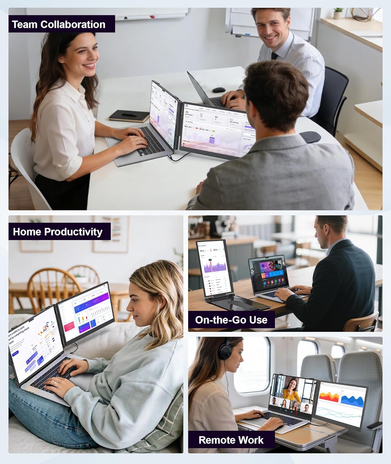 Thumbnail 5 de Orfibz A3 Laptop Screen Extender, 14.2-Inch FHD 1080p Portable Monitor
