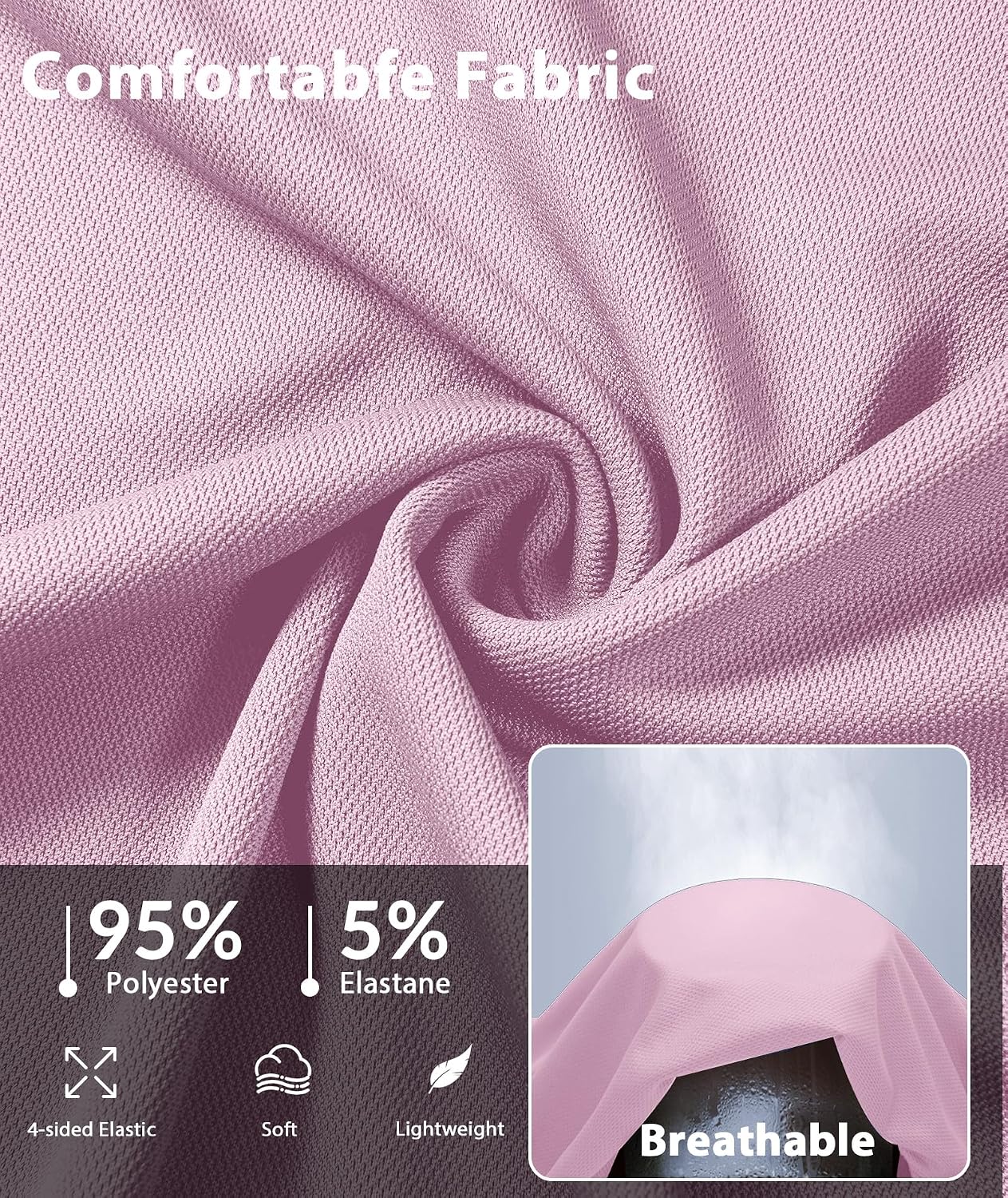 Detalle de SwissWell 3 Pezzi Polo Uomo Manica Corta Traspirante Estiva – Set casual e sportivo