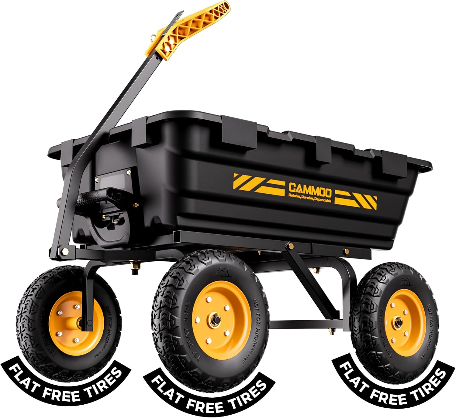 Detalle de CAMMOO Garden Cart 13-Inch Tires