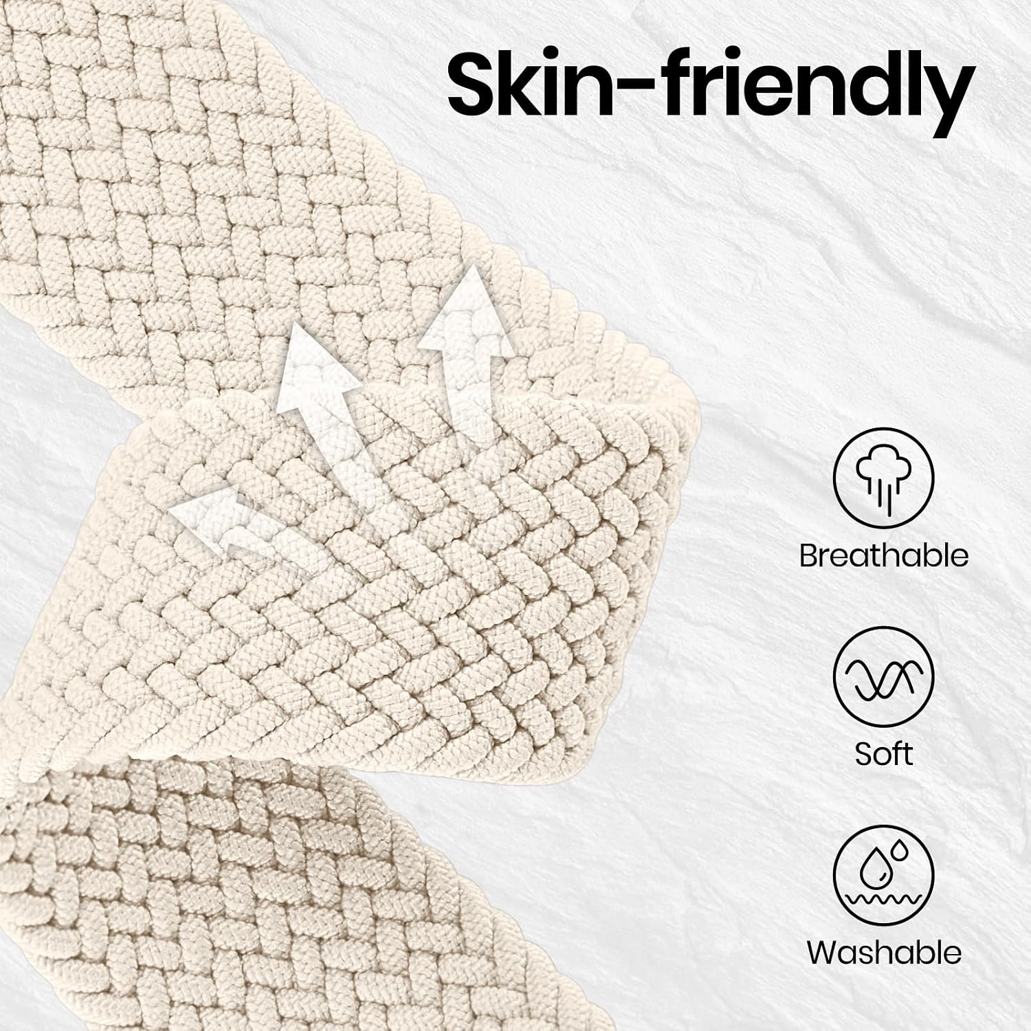 Detalle de Samsung Galaxy Watch braided 20mm nylon strap
