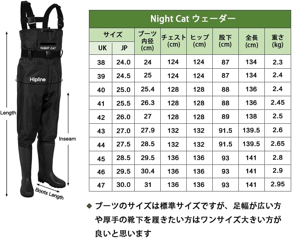 Thumbnail 6 de Night Cat Fishing Waders, waterproof chest waders