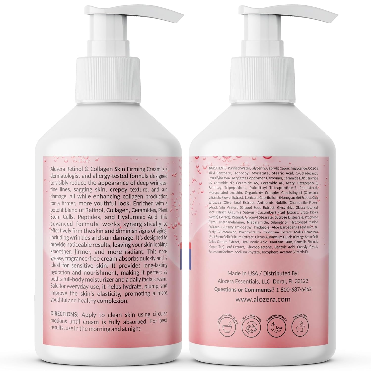 Thumbnail 6 de Alozera Skin Firming Retinol Lotion 16.9 oz