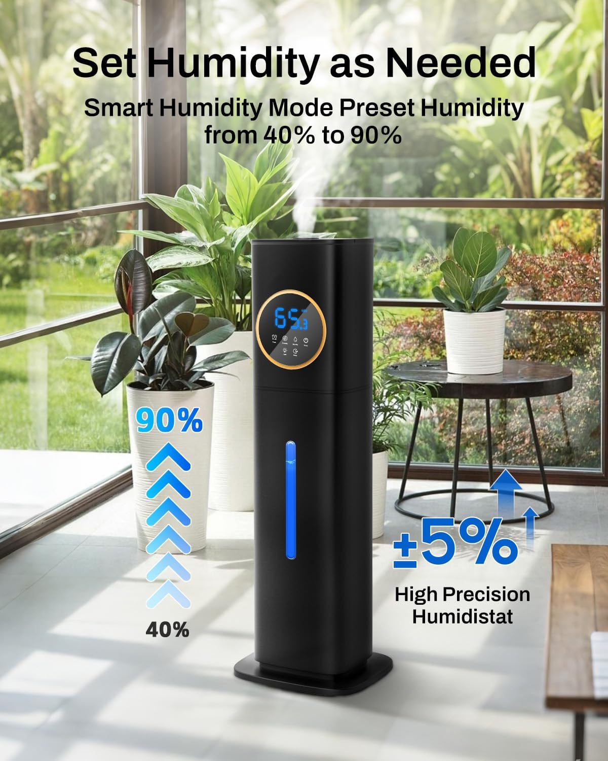 Thumbnail 4 de Humidifier Large Room 8L Cool Mist with Night Light 💧