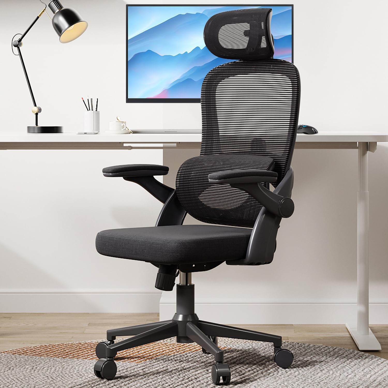 Detalle 2 de SIHOO M102C sedia ergonomica da ufficio con supporto lombare