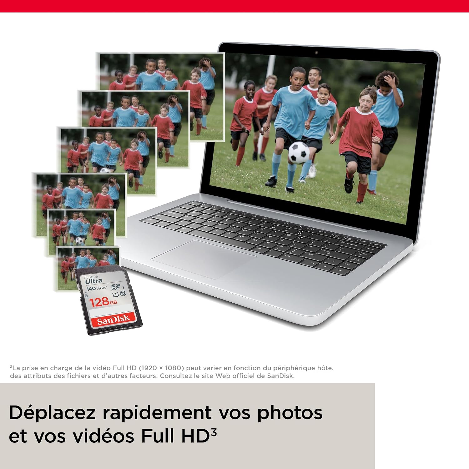 Thumbnail 3 de SanDisk Ultra SDXC UHS-I 128 Go : vitesse et capacité pour capturer vos souvenirs
