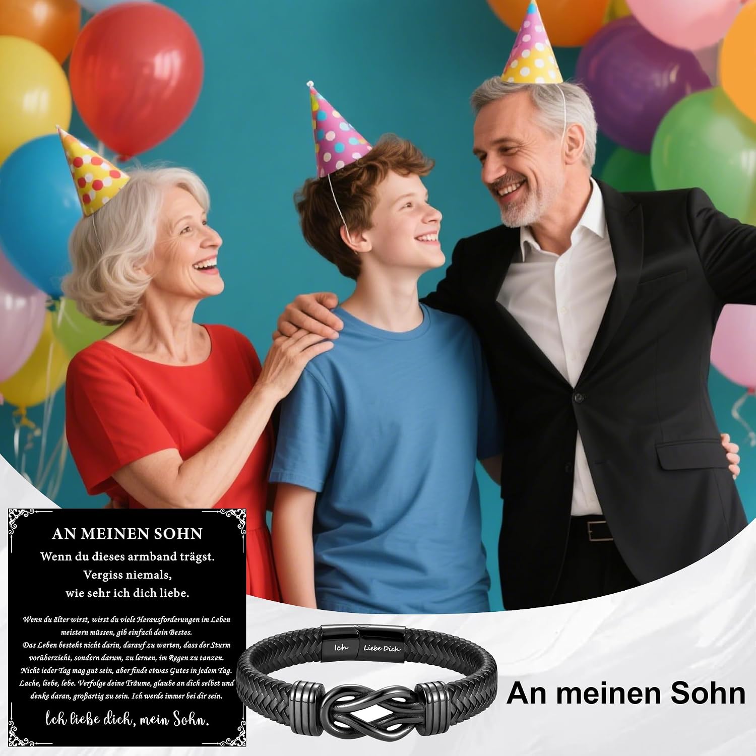 Detalle 2 de HAYOUWAY Lederarmband Herren