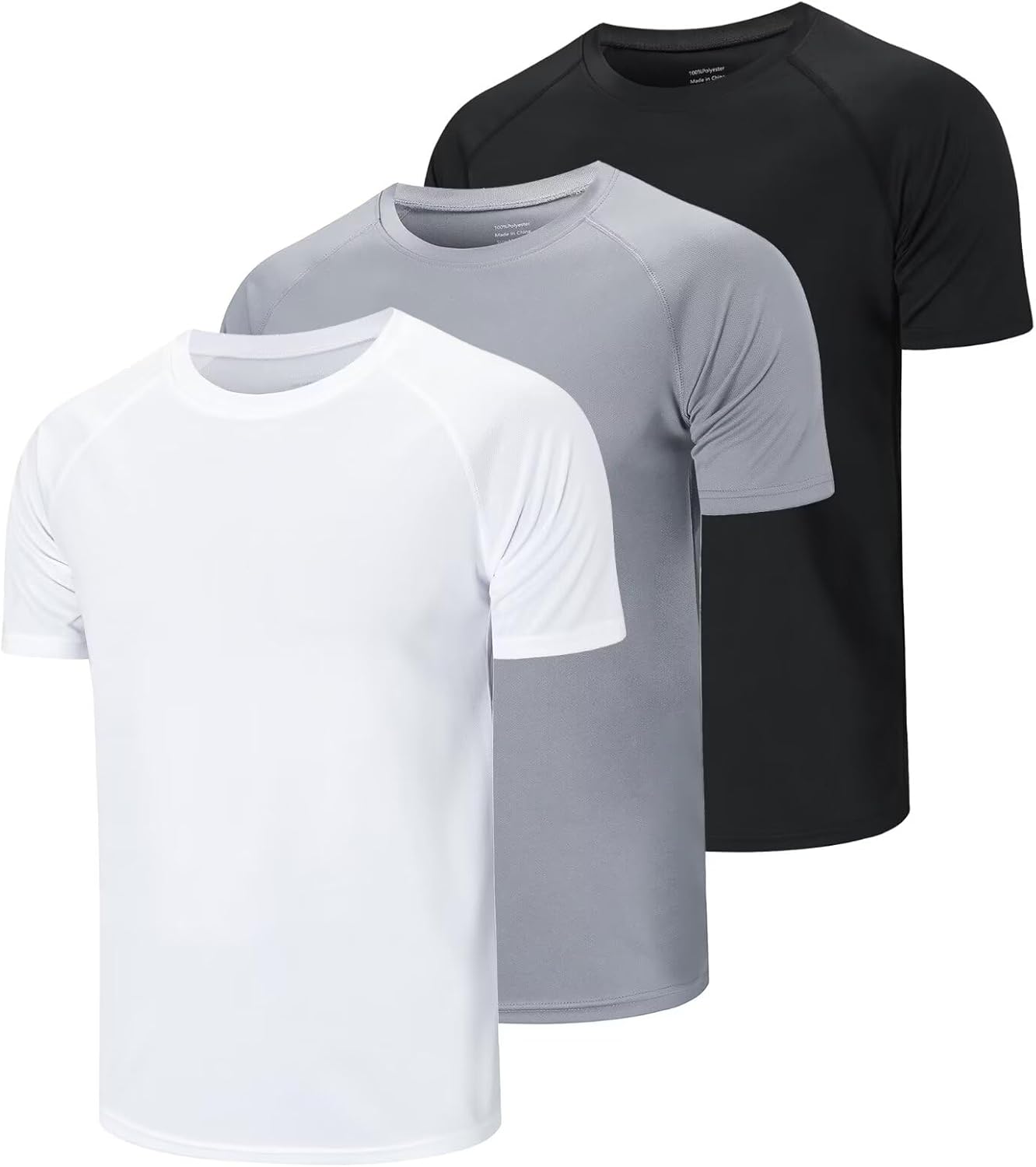 Thumbnail 5 de Gaiatiger 3/5 Pack Gym Shirts for Men – Quick-dry, breathable reflective running tops