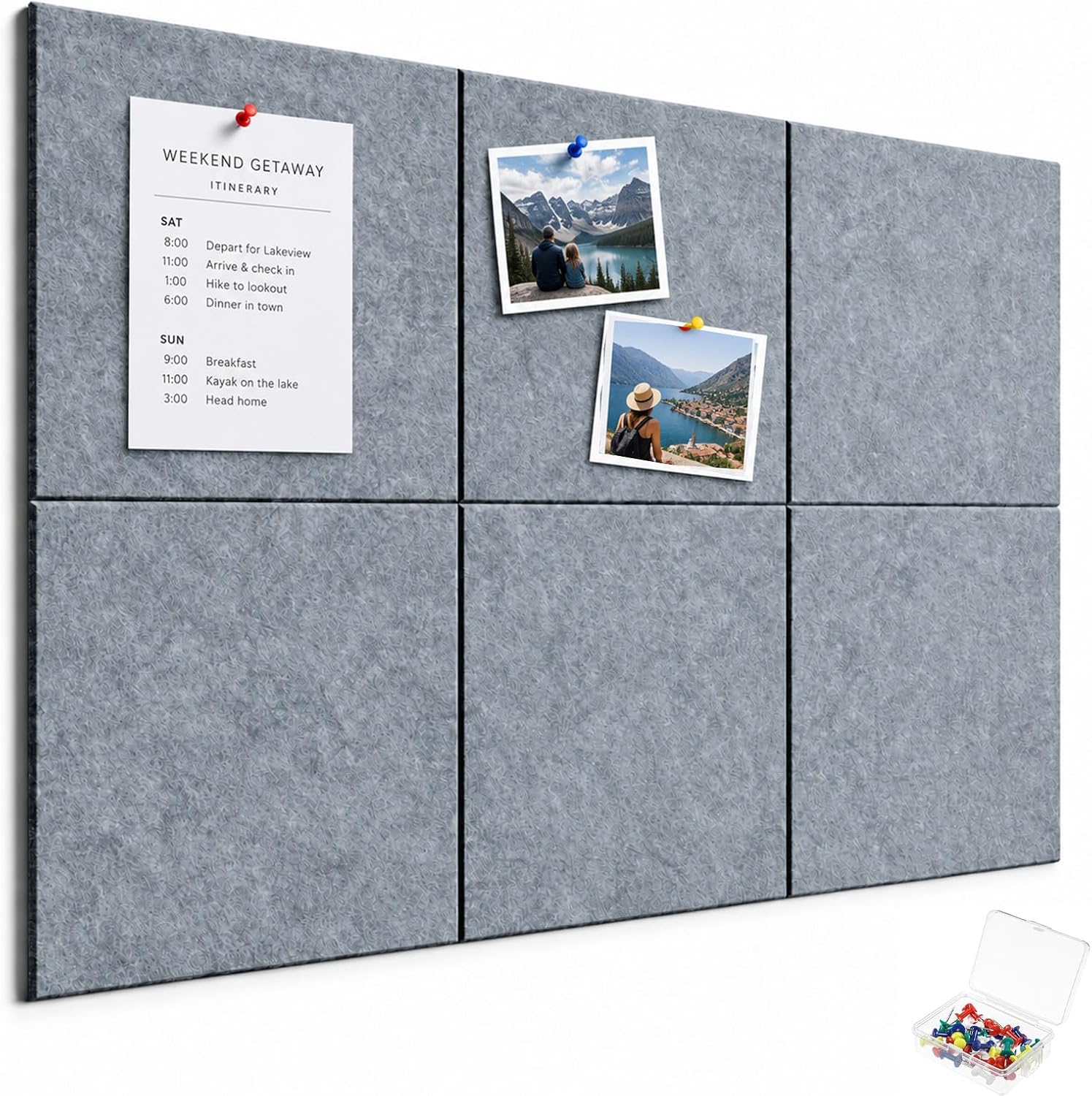Felt Bulletin Board, 6-Pack