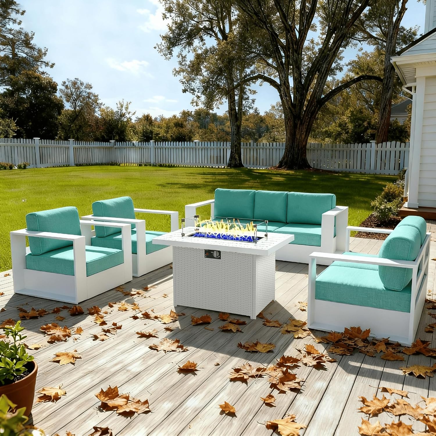 Detalle 2 de LayinSun Patio Furniture Set with 6-Inch Cushions