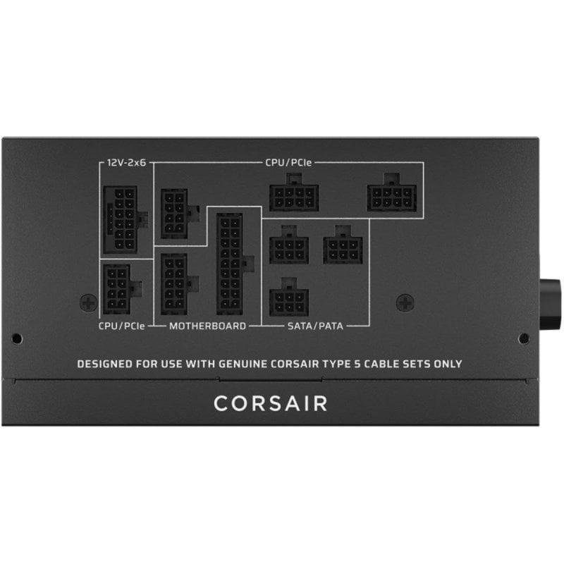 Detalle de Corsair RM750x Shift 750W Gold modular: fuente ATX 3.1 para sistemas exigentes