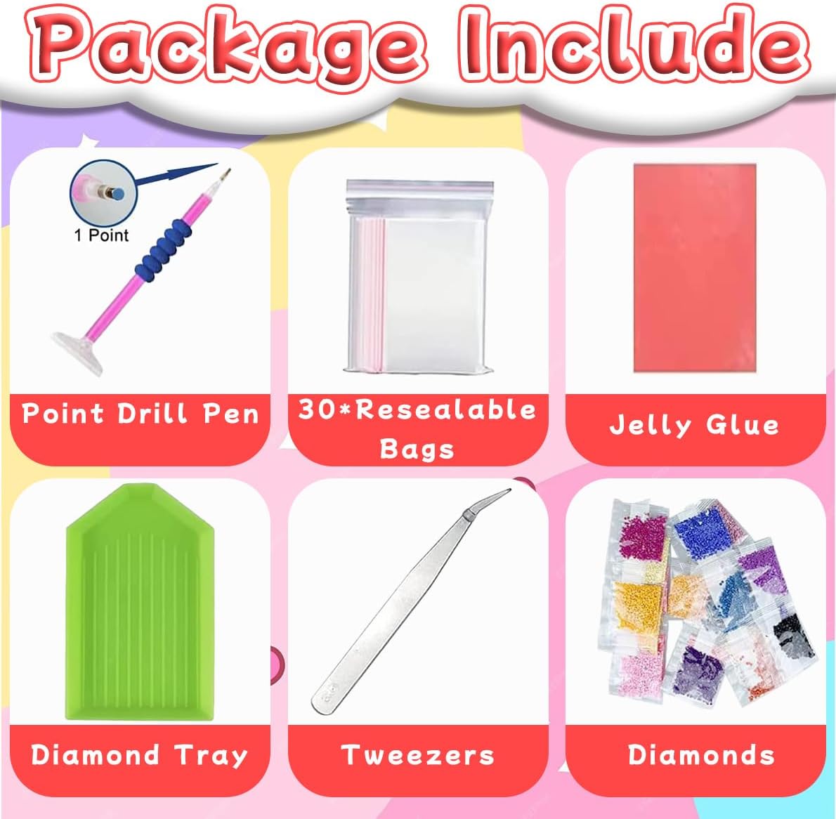 Thumbnail 4 de eimivrc Diamond Art Kit, 12x12 inch