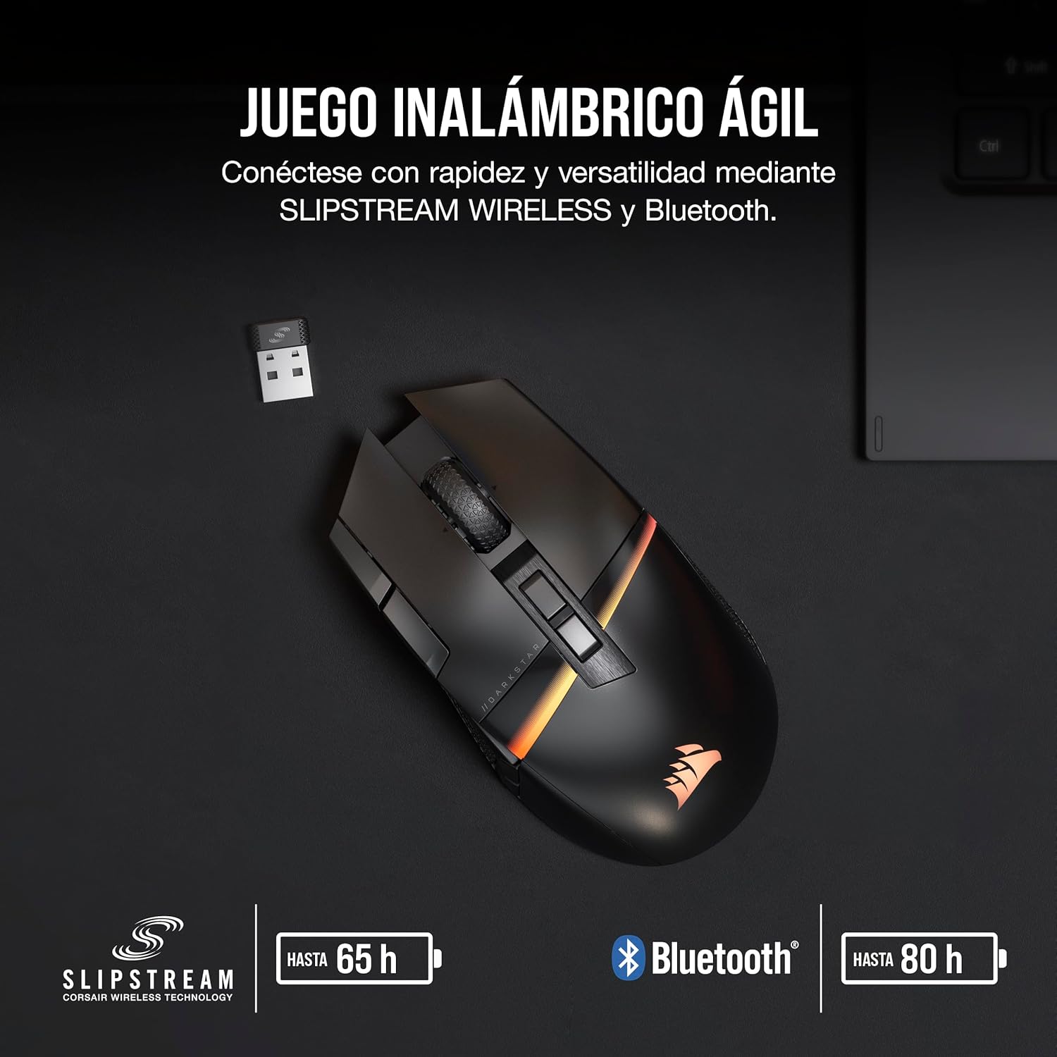 Thumbnail 4 de Corsair DARKSTAR Ratón Inalámbrico RGB para Juegos 🎮 - 15 Botones