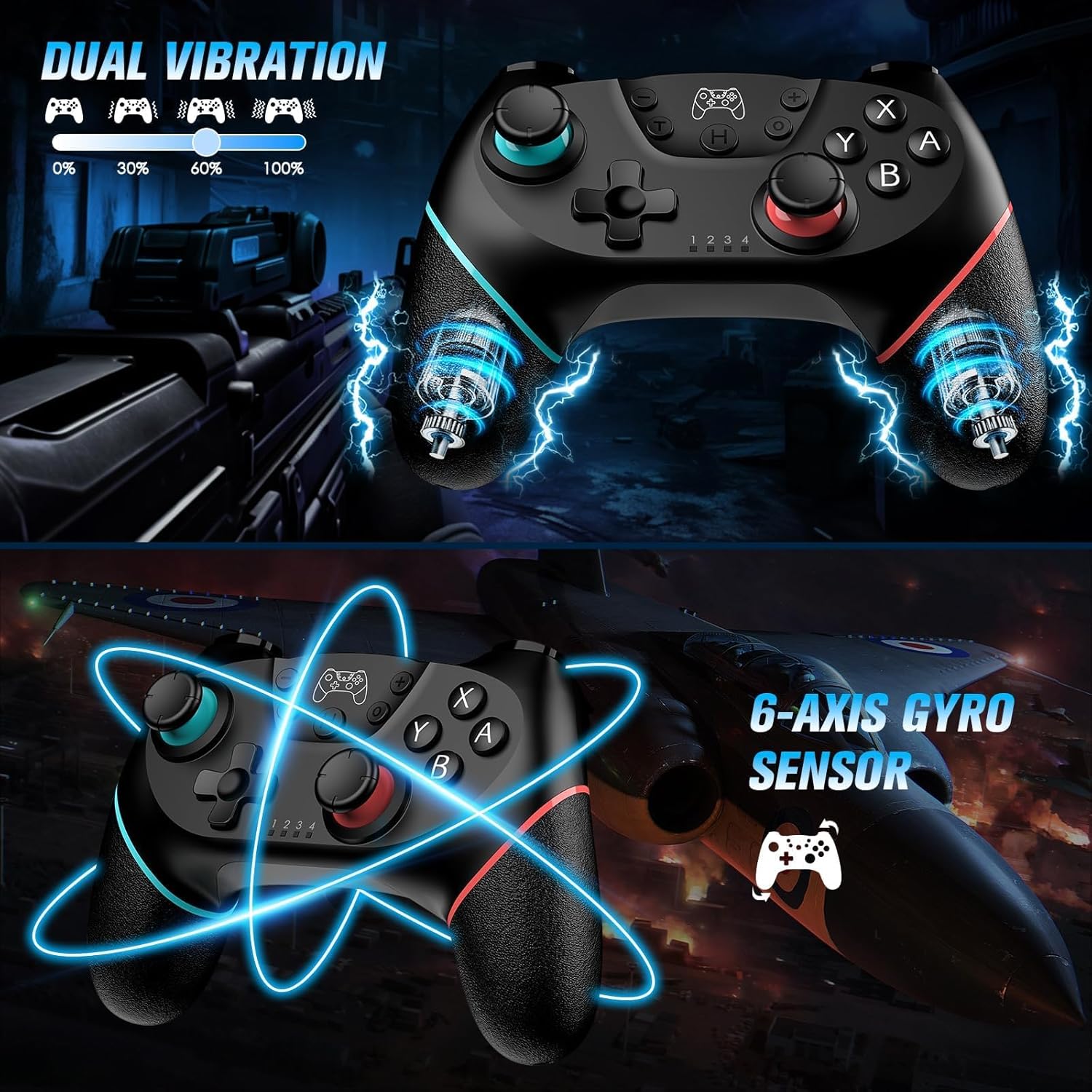 Detalle 2 de VidPPluing 2 Pack Switch Controllers 8-10h