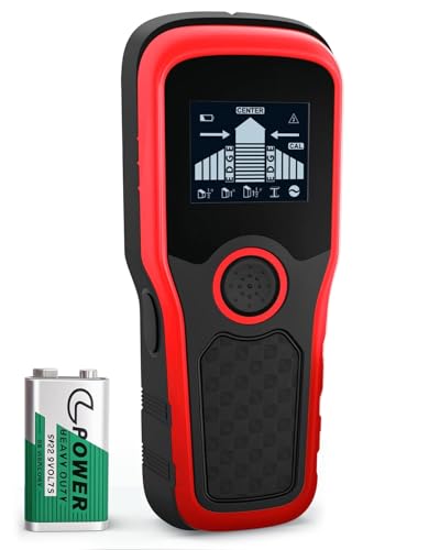 Wenleer 5-in-1 Stud Finder with LCD Display and Audio Alarm
