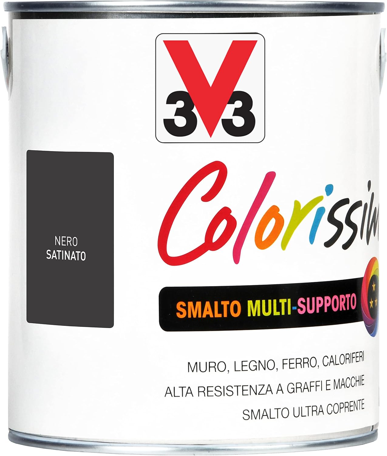 Thumbnail 5 de Smalto multisupporto V33 Colorissim Grigio Antracite 0,5 L