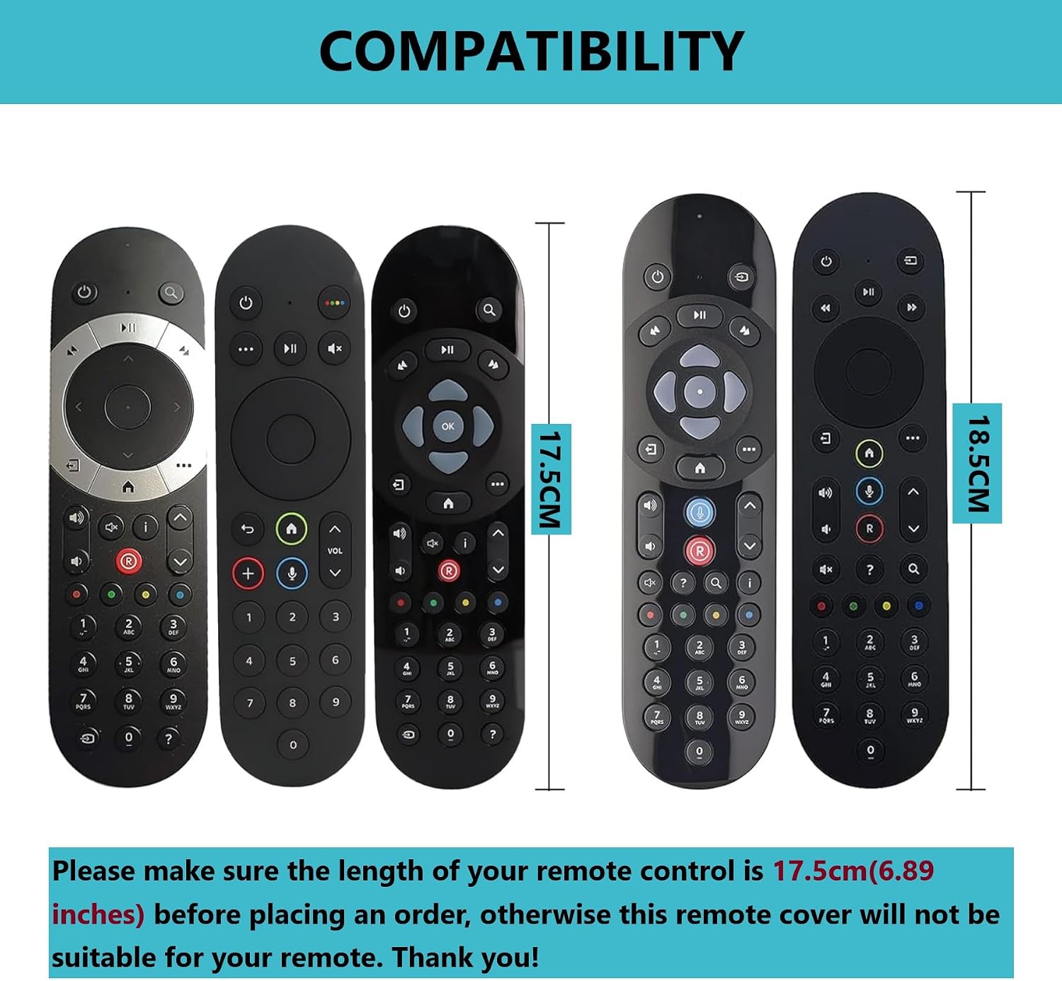 Detalle de Remote Cover for Sky Q+ Controller – Shockproof Silicone Case with Hand Loop