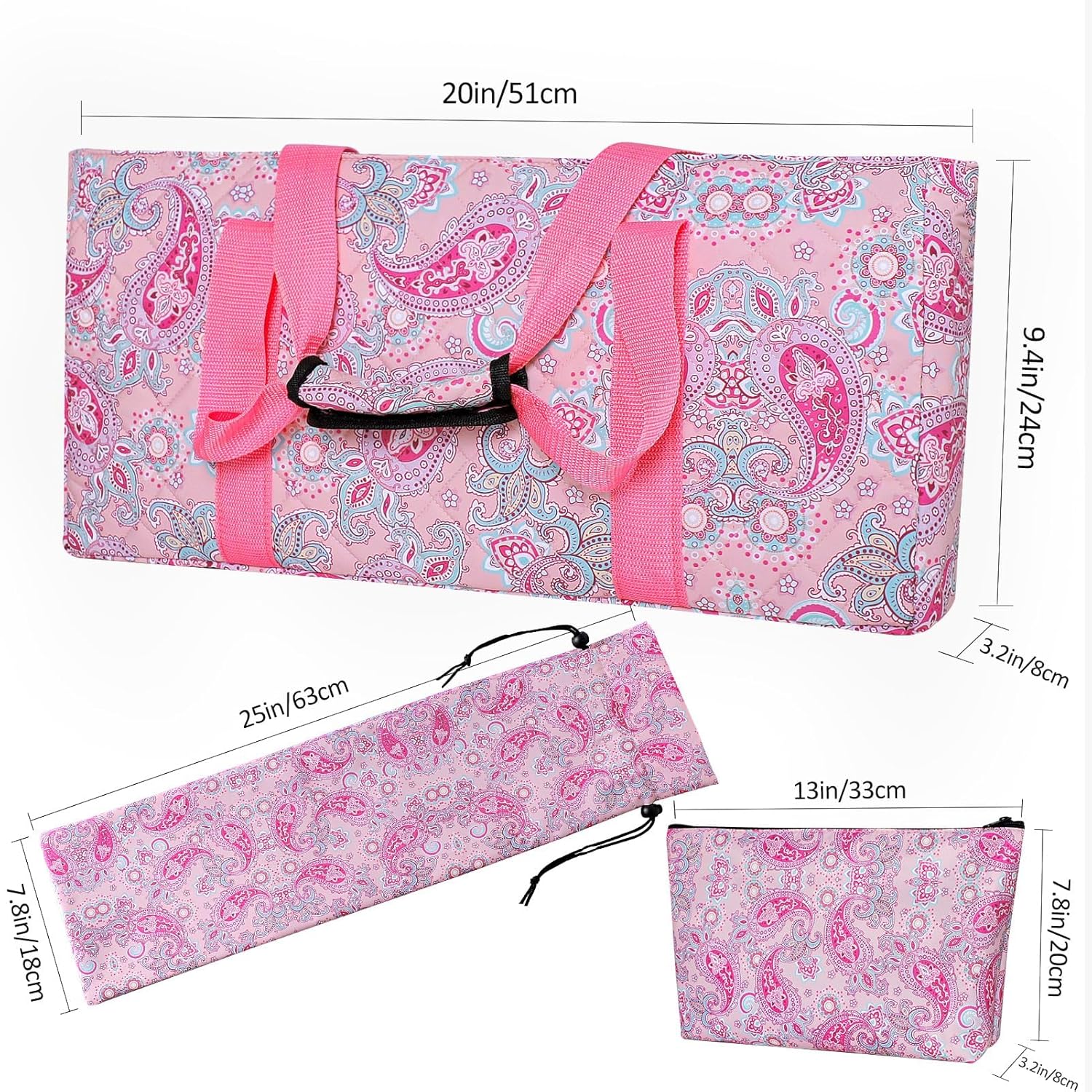 Thumbnail 2 de GUSTARIA American Mahjong Game Set with 166 Pink Tiles