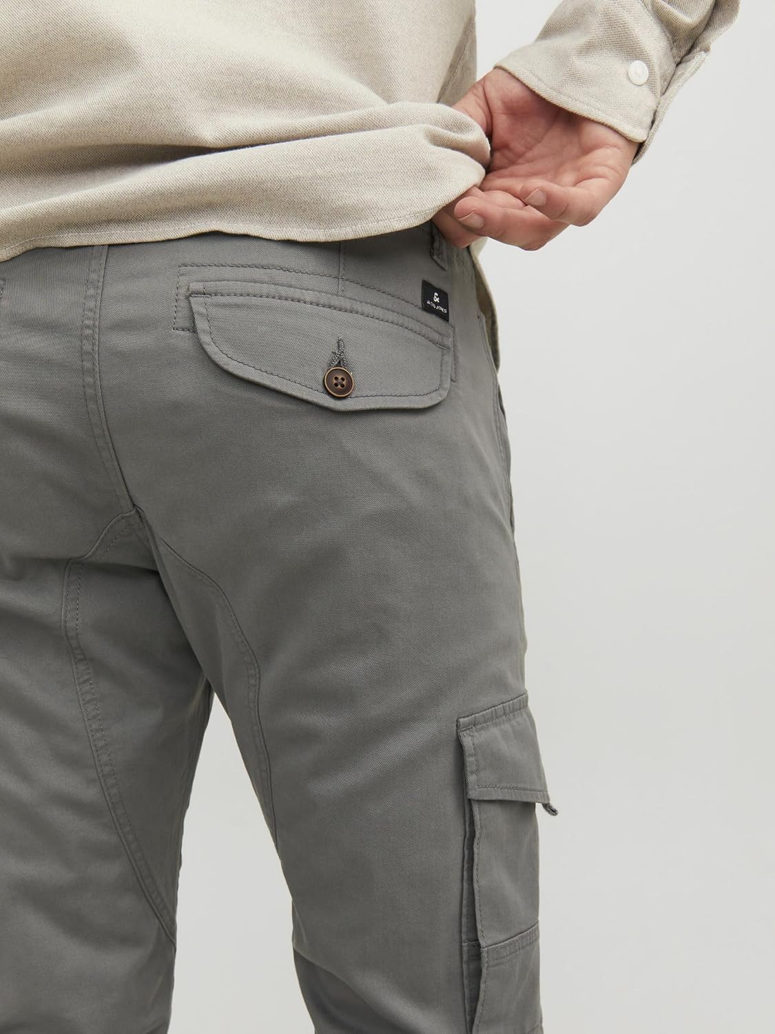 Thumbnail 6 de JACK & JONES Herren Cargo-Hose Slim Fit (Low Rise) aus Baumwollmix