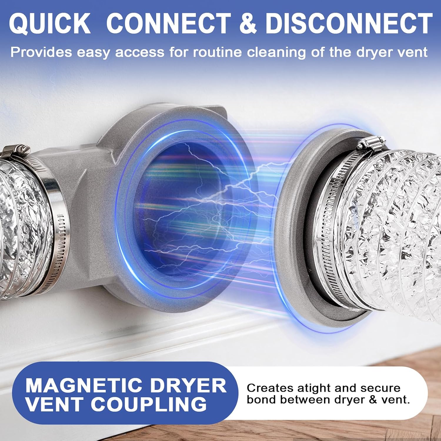 Thumbnail 1 de Tearalu Magnetic Dryer Vent Connector Kit DV90