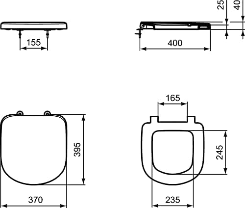 Thumbnail 4 de Ideal Standard Asiento Corto Soft Tempo 🚻