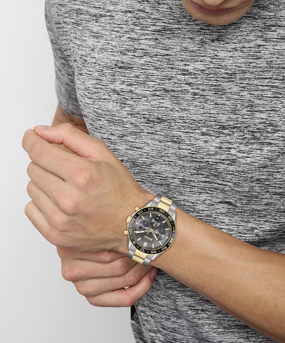 Thumbnail 3 de BOSS Orologio con Cronografo al Quarzo da Uomo – Collezione RUNNER, Cinturino in Acciaio Inossidabile o Silicone