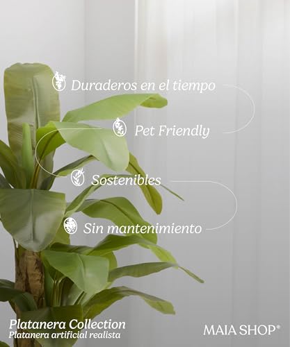 Thumbnail 5 de Bananier artificiel Maia Shop 120 x 60 cm