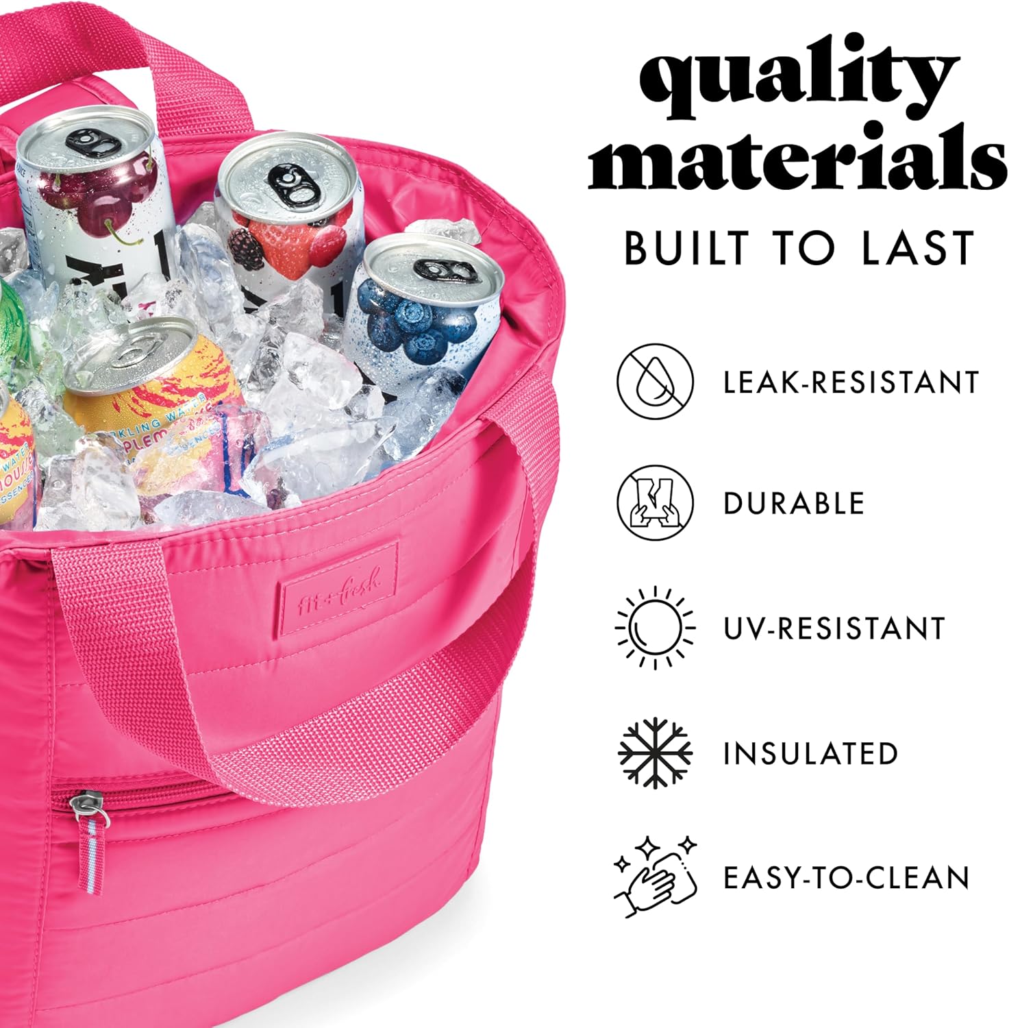 Thumbnail 2 de Fit & Fresh Carefree Cooler Collection Cooler Tote & Mini Sling Bag (Insulated, Leakproof, Water-Resistant)