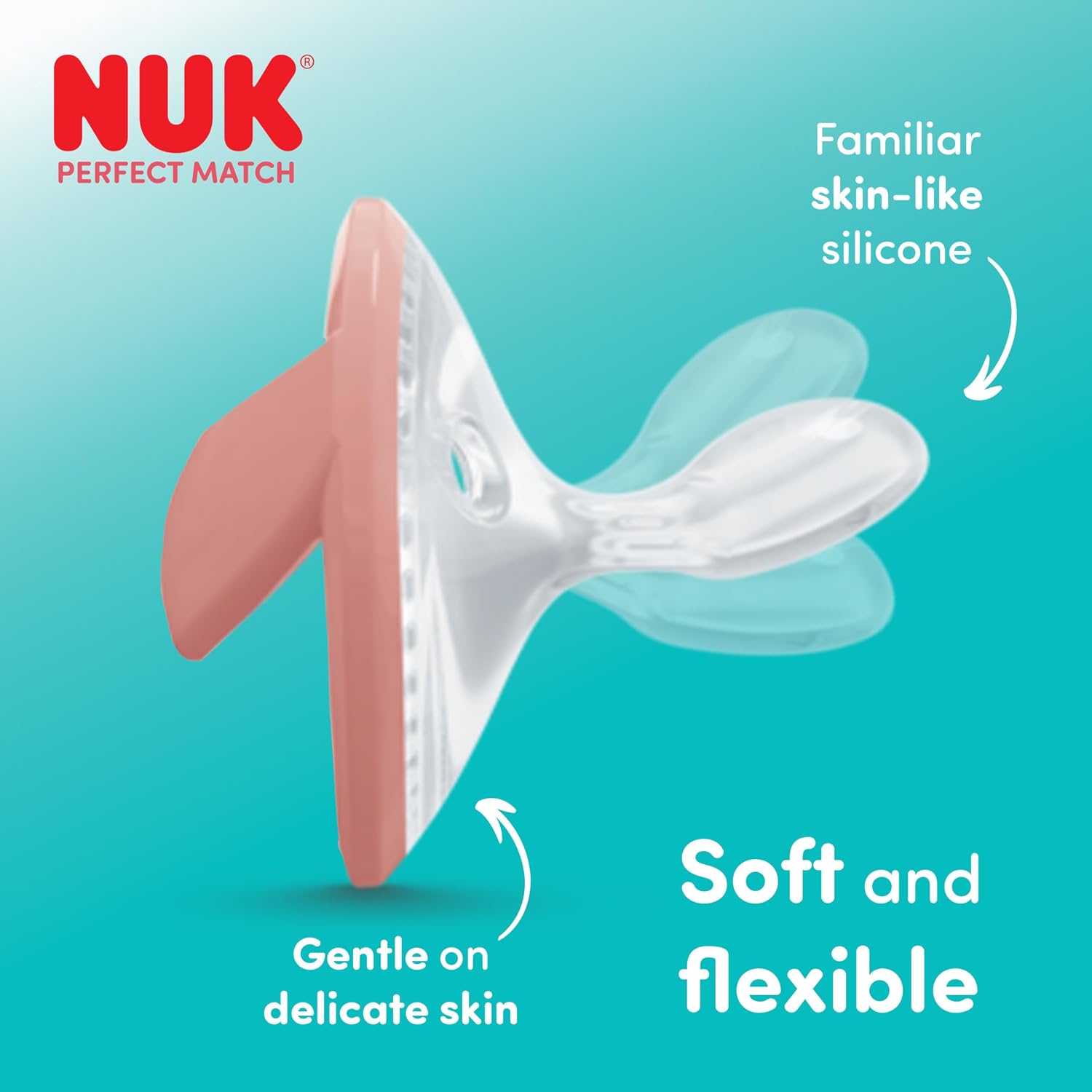 Detalle 2 de NUK パーフェクトマッチ 10175339 おしゃぶり 消毒ケース付き 2個セット 0〜6ヶ月用