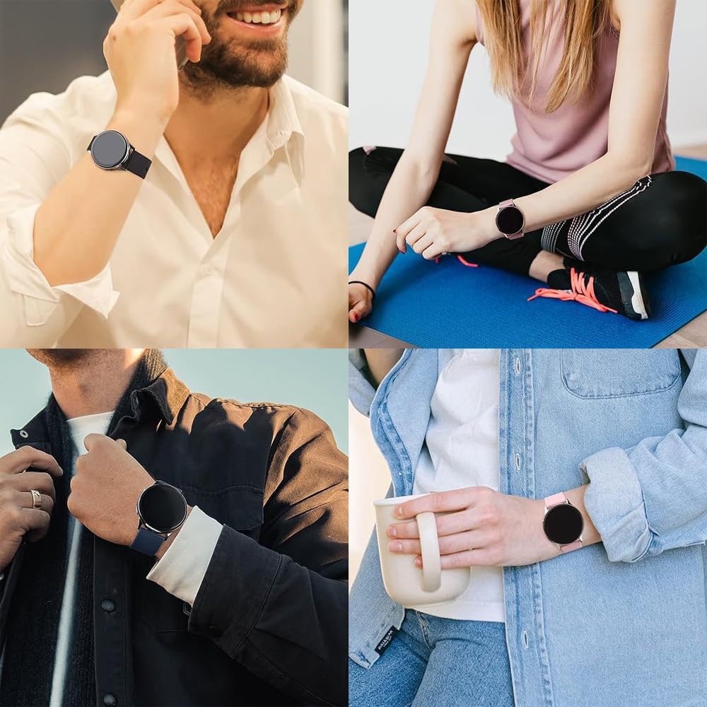 Thumbnail 5 de 22mm Silicone Watch Strap for Garmin Venu 4 & Vivoactive 4 (sport replacement band)