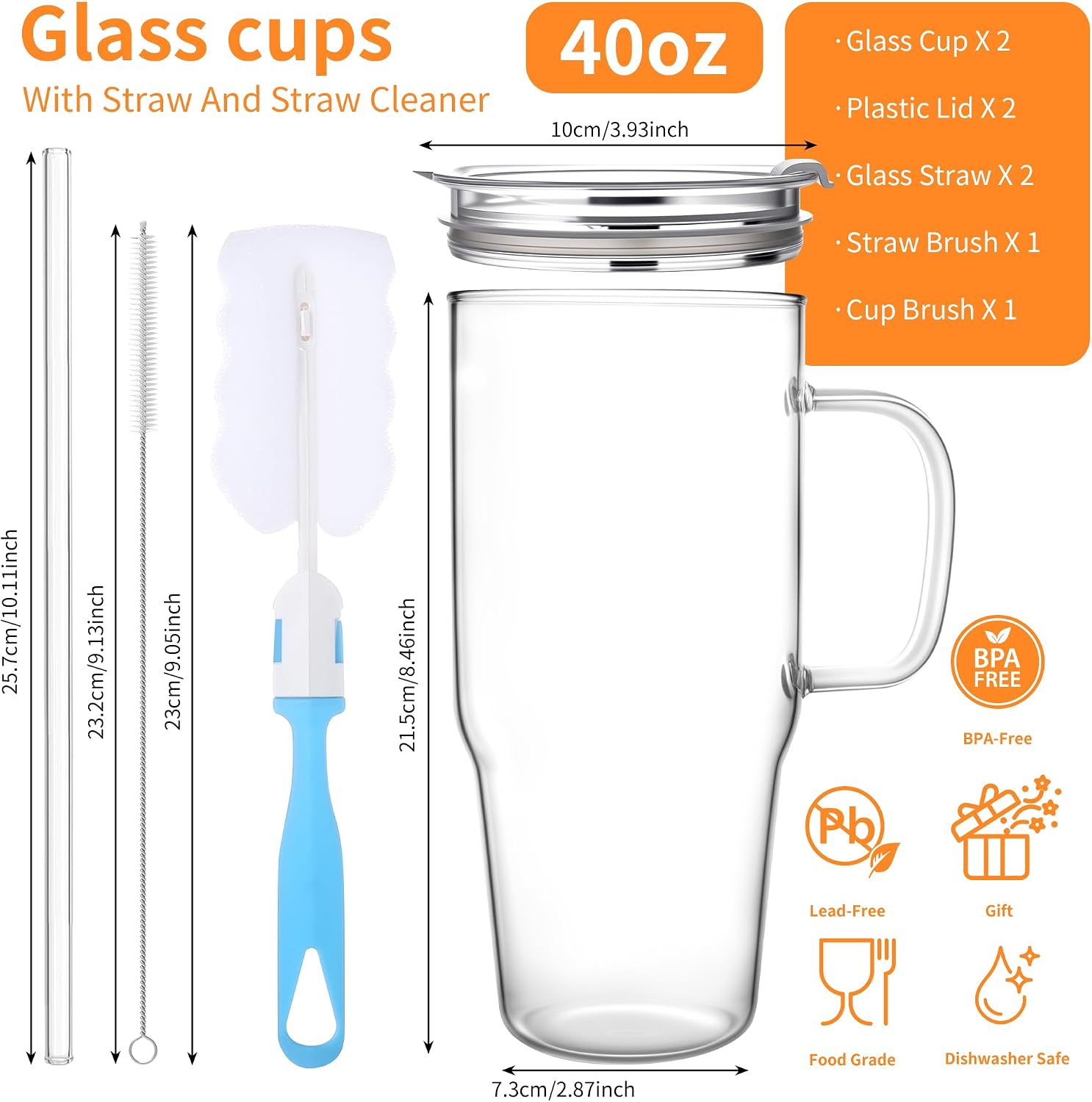 Thumbnail 1 de Birity Glass Tumbler 40 oz