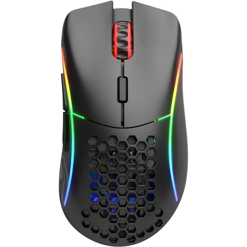 Detalle 2 de Glorious GLO-MS-DW-MB Ratón Gaming Inalámbrico 19000 DPI Negro