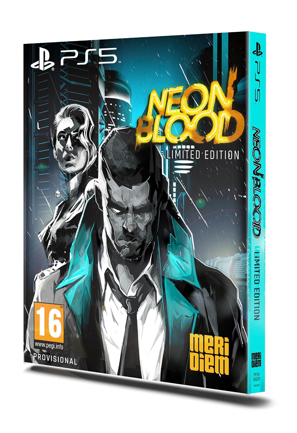 Detalle de NEON BLOOD – Limited Edition für PS5: Cyberpunk-Detektivabenteuer mit rundenbasiertem Kampf