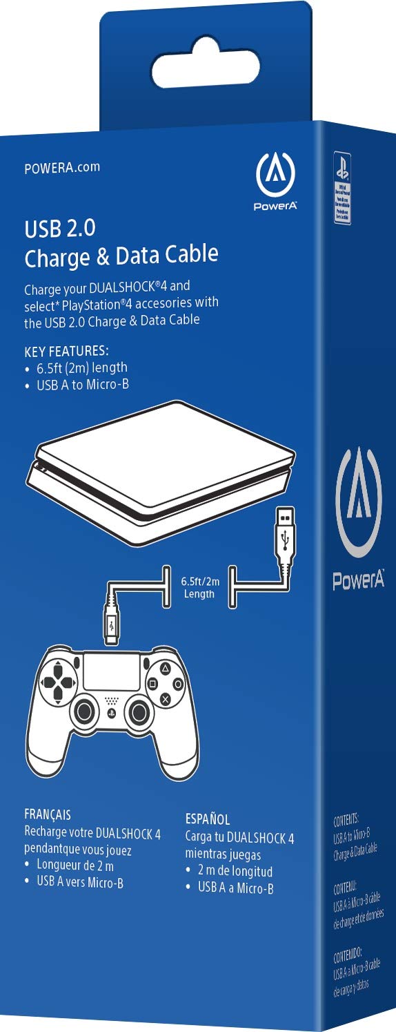 Detalle 2 de PowerA USB Charging Cable 6.5ft