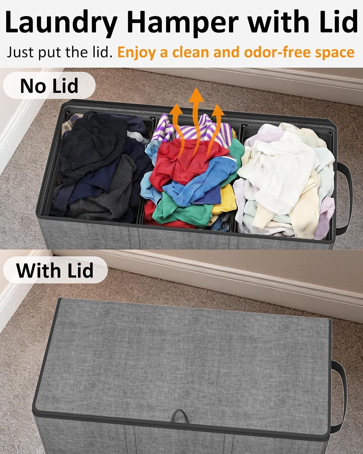 Detalle 1 de Optish Laundry Hamper 180L