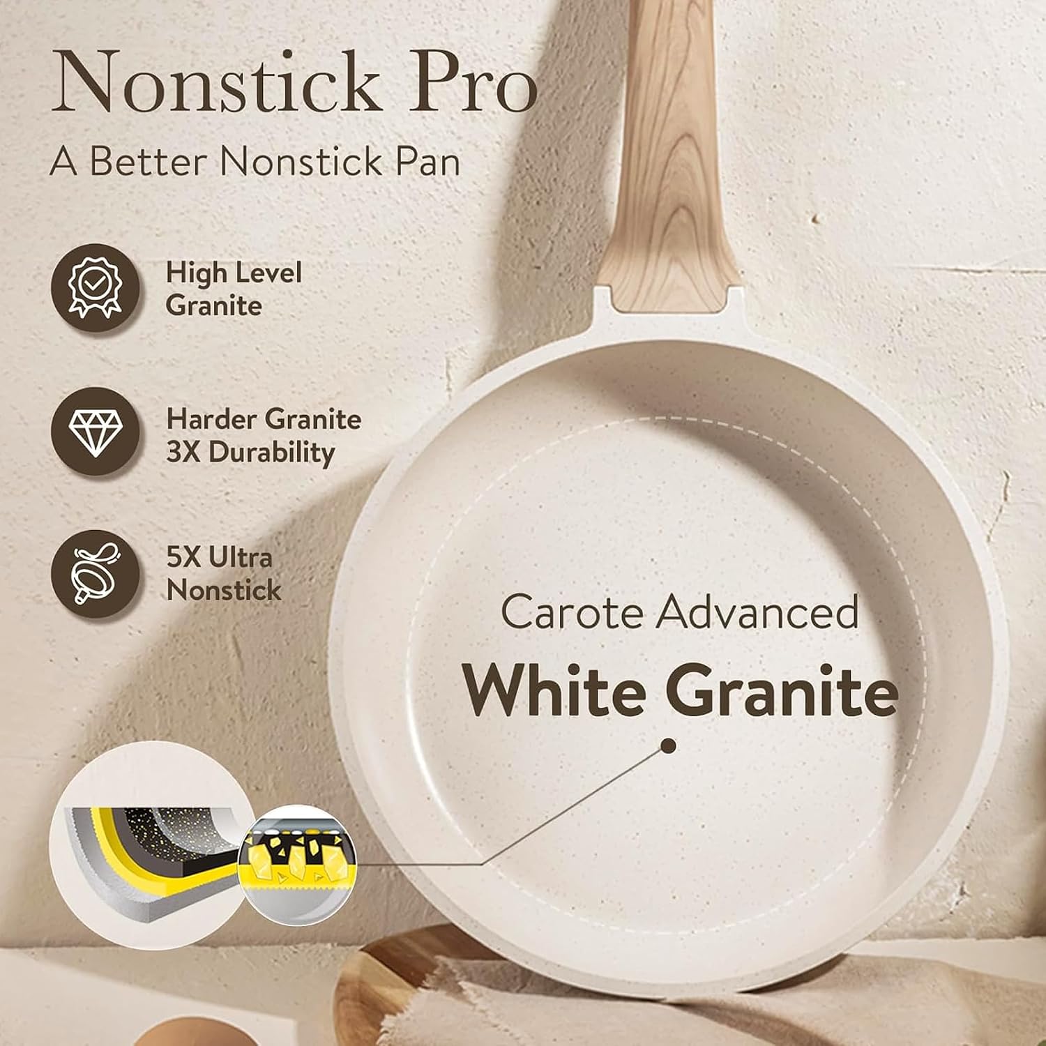 Thumbnail 5 de CAROTE 21-piece nonstick cookware set