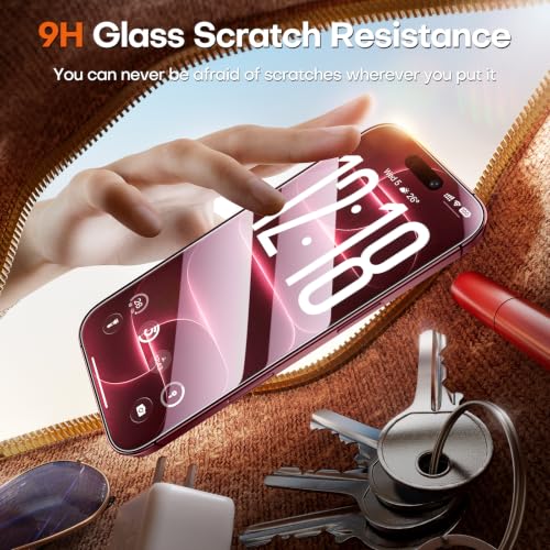 Detalle de TOCOL for iPhone 18 Pro Screen Protector with Instant Installation