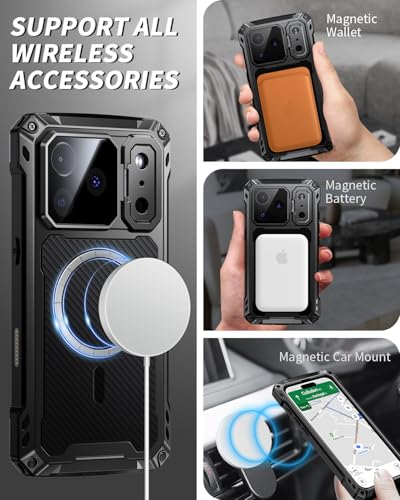 Thumbnail 4 de Lanhiem iPhone 17 Pro Metal Case with Kickstand 6.3"
