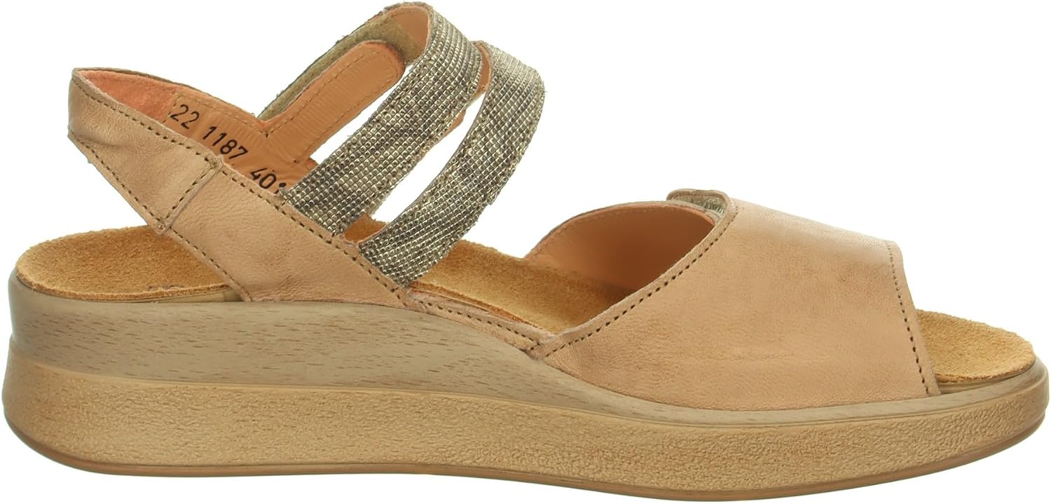 Detalle de Think! Meggie Lederfutter SandaleFemme — Sandale féminine à doublure cuir et semelle flexible