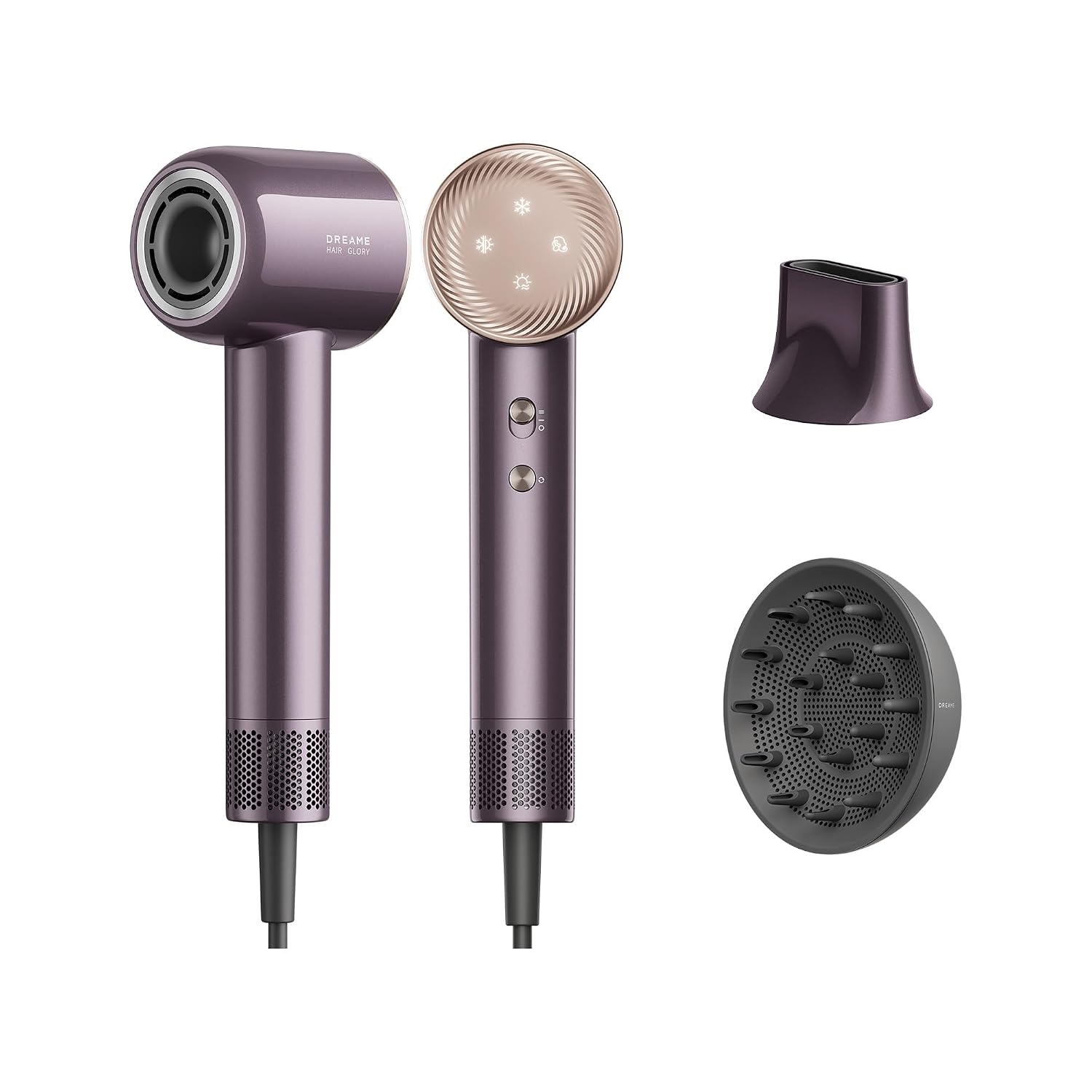 Detalle de DREAME Glory Combo Haartrockner – Profi-Luftstrom trifft Präzision
