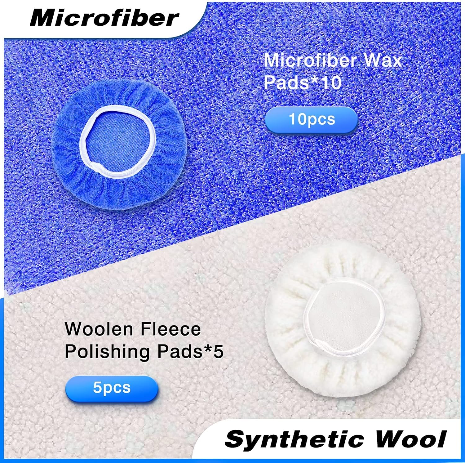 Thumbnail 2 de FONAROLL 5–6 Inch Polisher Pads 15pcs 🧽