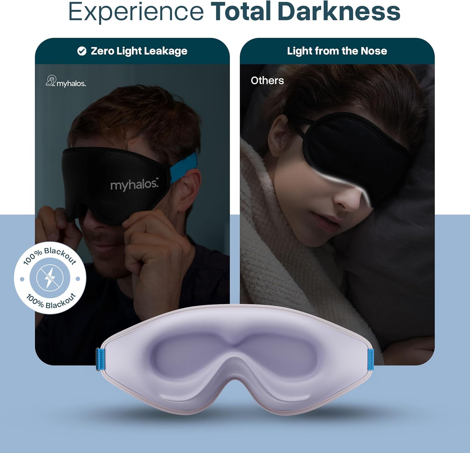 Thumbnail 3 de MyHalos Sleep Mask, Lavender